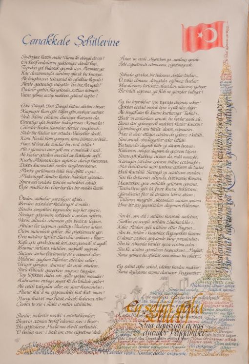 Şiir Yazımı - Kaligrafi Sanatı 