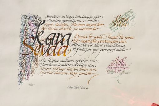 Şiir Yazımı - Kaligrafi Sanatı 